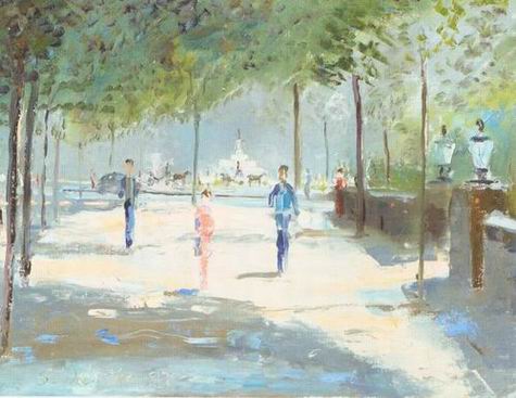 New York oil painting